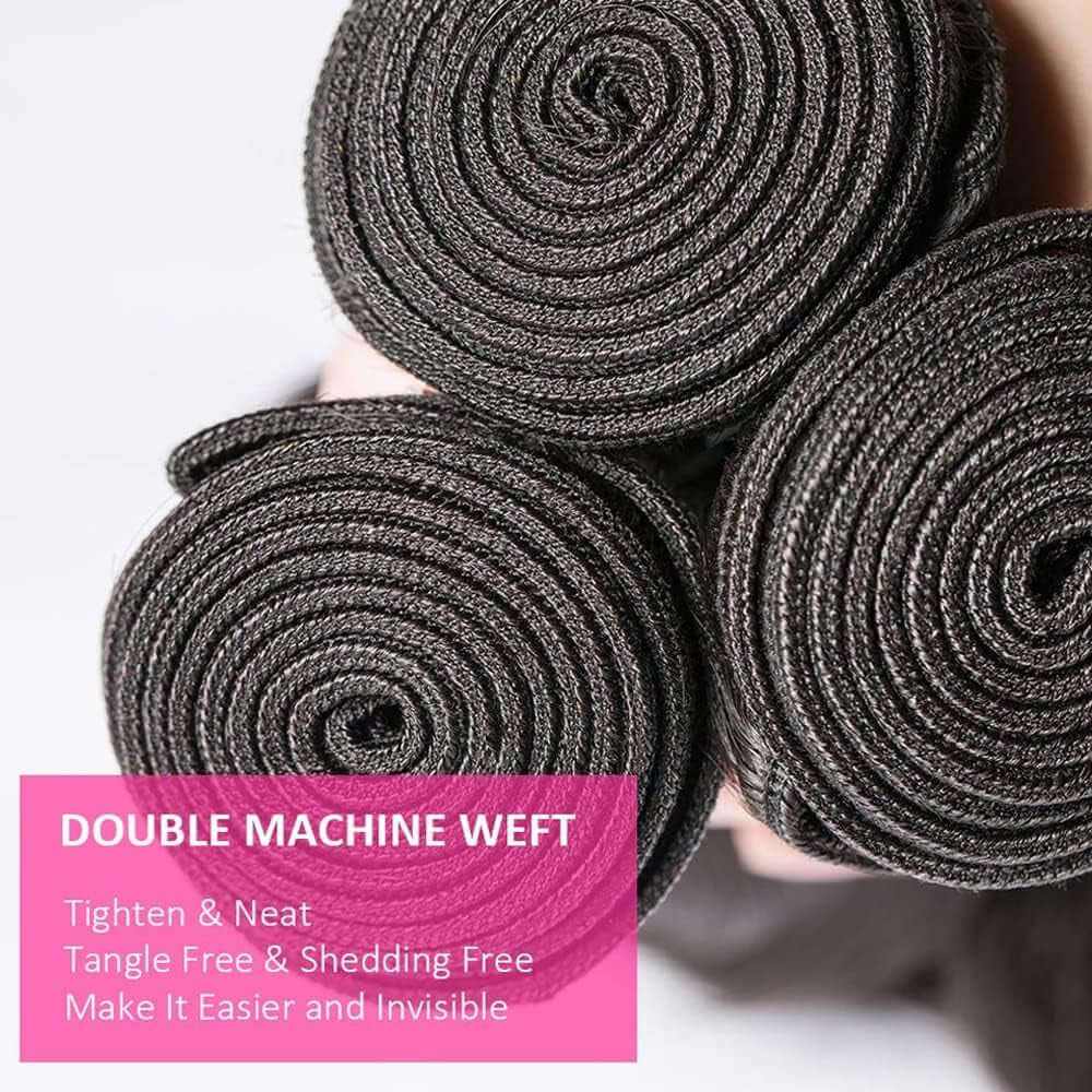 Body Wave Bundles Human Hair 18 20 22 Inch 10A Brazilian Body Wave Human Hair Bundles 100% Unprocessed Full and Thick