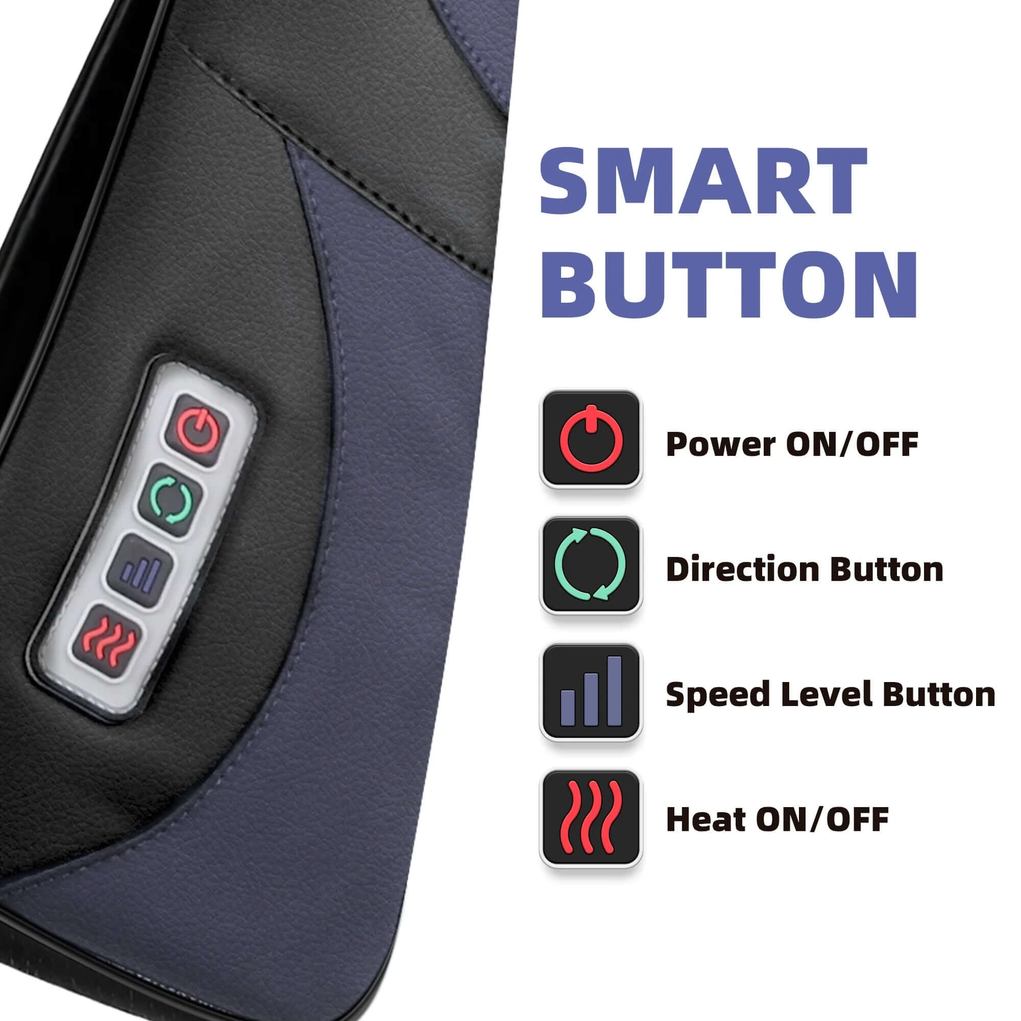 Neck Massager, Shiatsu Neck and Back Massager with Heat, Deep Tissue 3D Kneading Pillow, Electric Full Body Massager for Body Muscle, Plug-In Use for Home Office Car, Gifts for Women Man