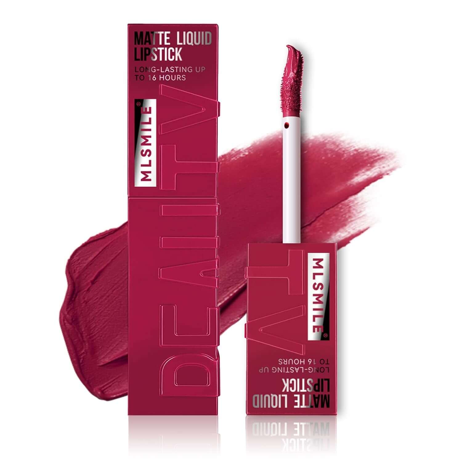 Pink Liquid Lipstick Matte Long Lasting Waterproof Highly Pigmented Color Lip Stain Tint Non-Stick Cup Lip Gloss Velvet Labiales-04