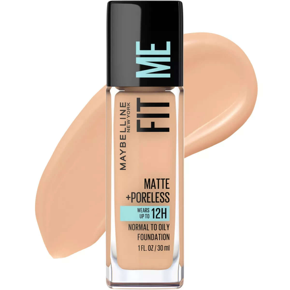 Maybelline Fit Me Matte + Poreless Oil Free Liquid Foundation - 1 Fl Oz