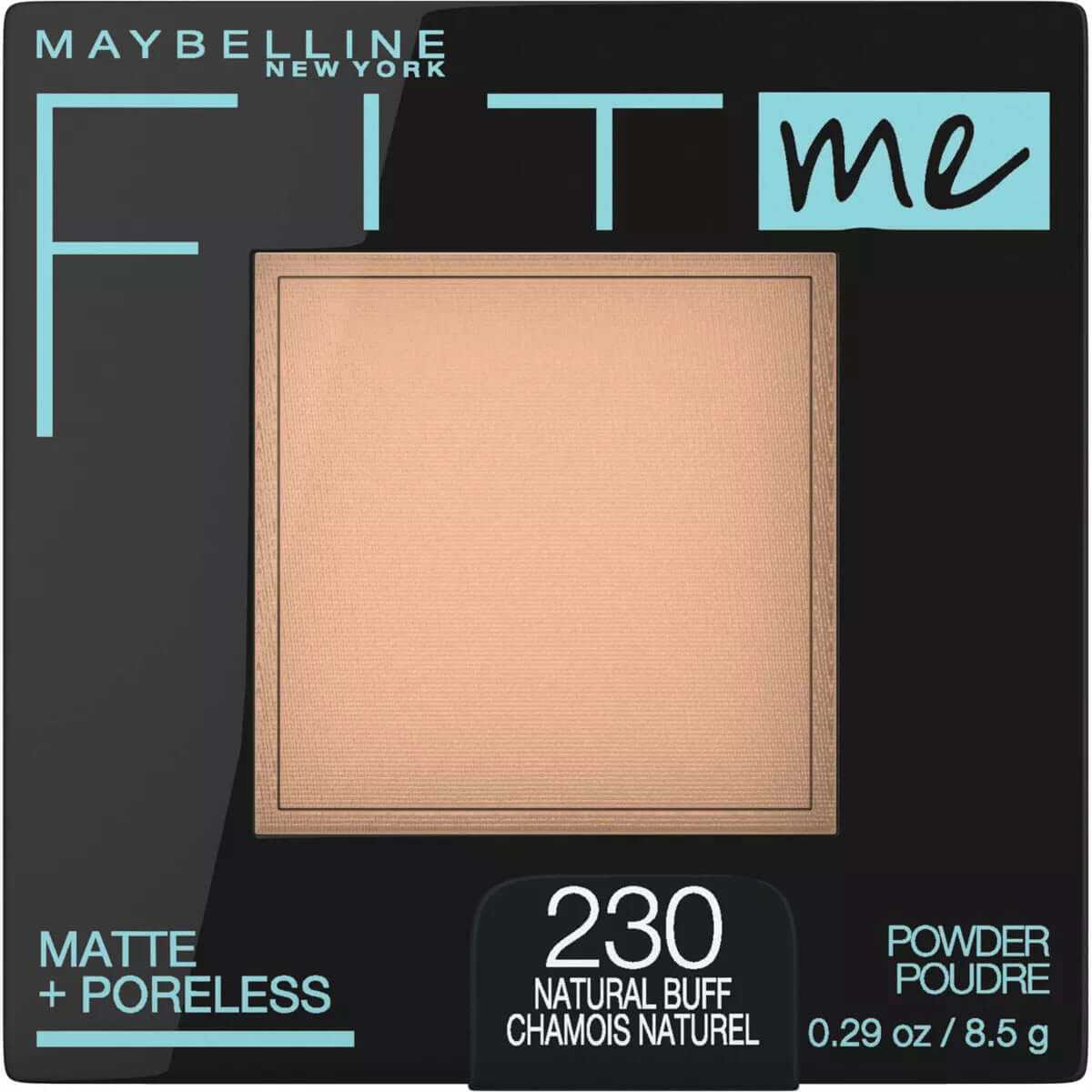 Maybelline Fit Me Matte + Poreless Pressed Face Powder Makeup - 0.29Oz