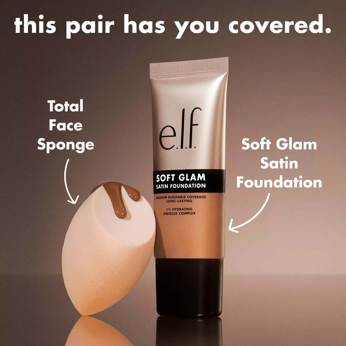 E.L.F. Soft Glam Satin Foundation - 1 Fl Oz