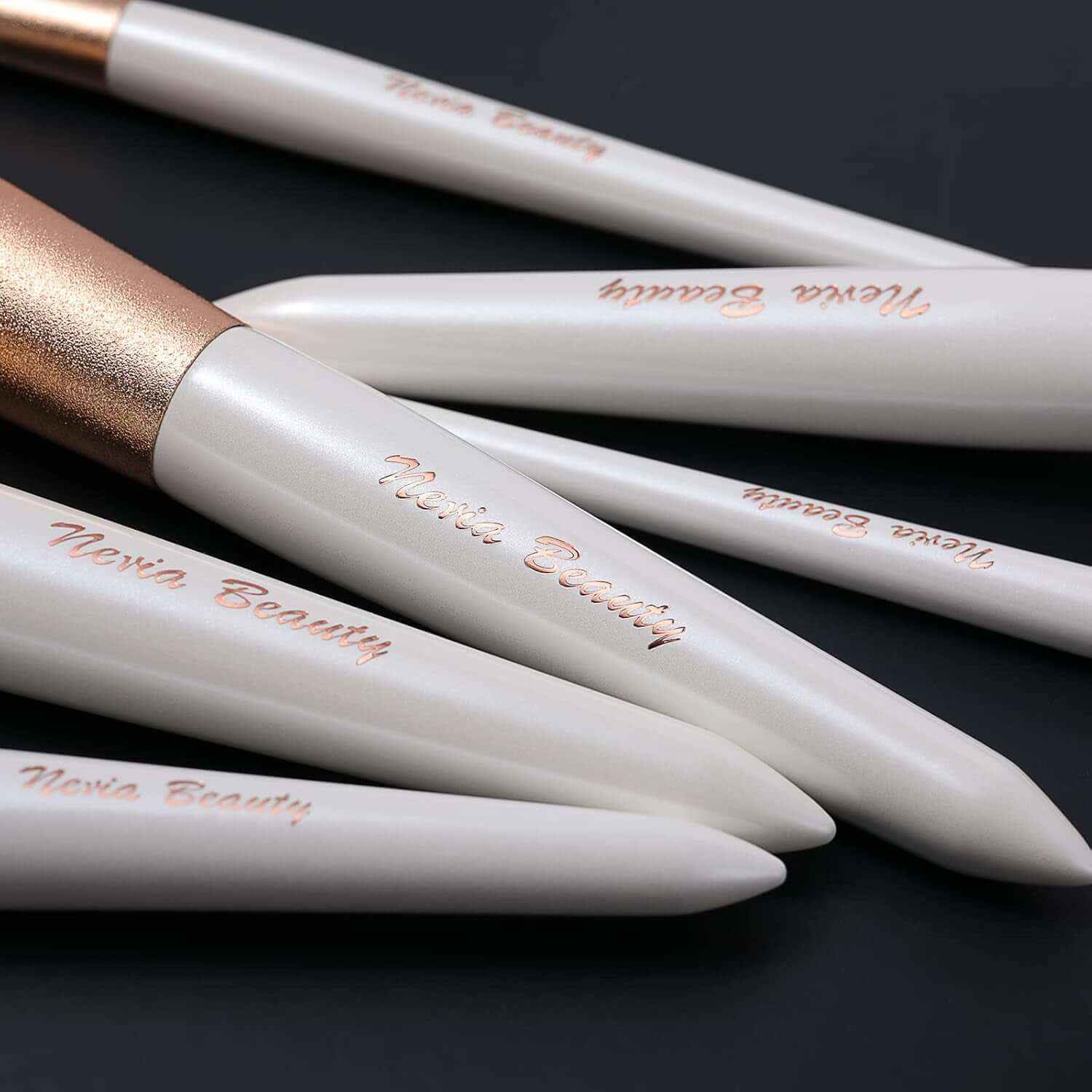 Makeup Brushes Set, 12Pcs Premium Eye Shadow, Eyebrows, Eyeliner, Concealer, Lip Liner,Foundation Makeup Brush White Travel Makeup Set,Cruelty-Free Synthetic Fiber Bristles