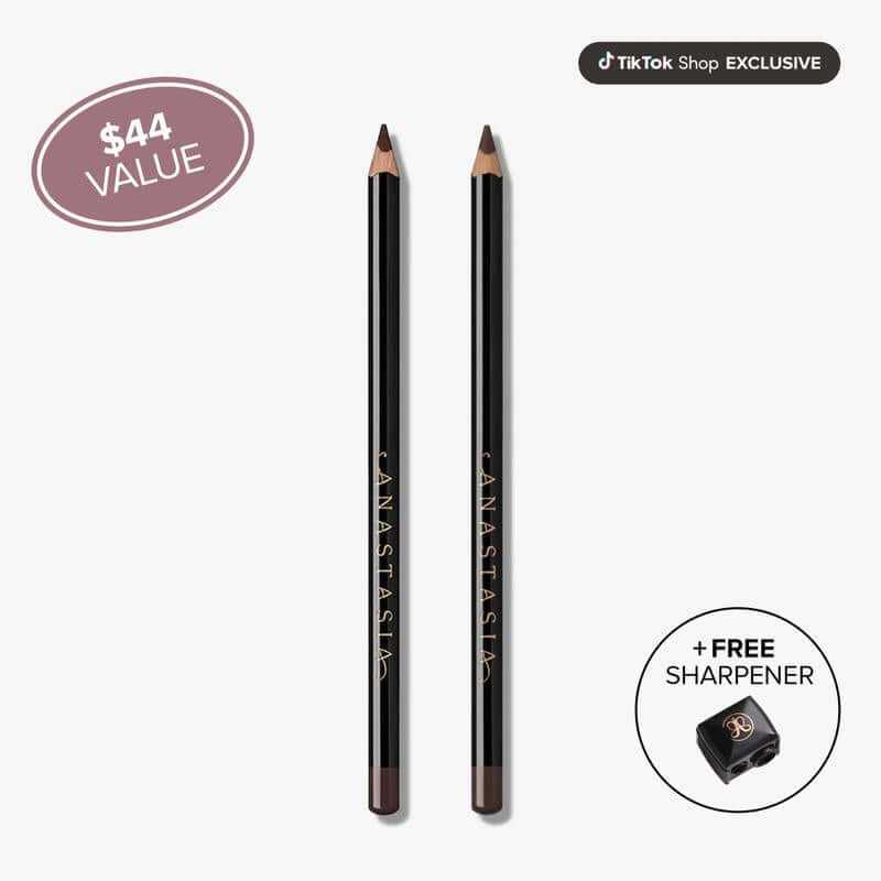 Moody Lipliner Duo - Shades Amethyst/Stormy, Cinnamon/Midnight Rouge