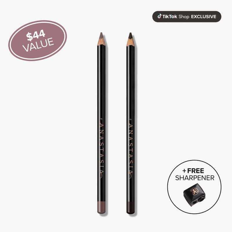 Moody Lipliner Duo - Shades Amethyst/Stormy, Cinnamon/Midnight Rouge