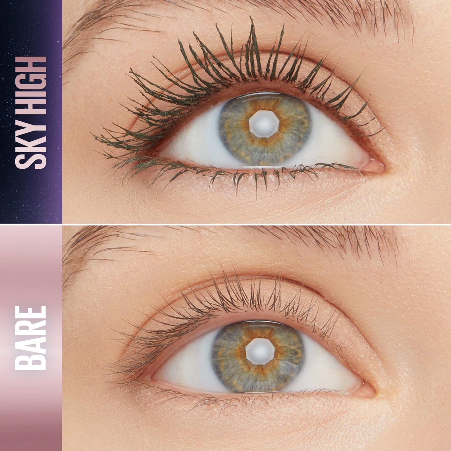 Maybelline Lash Sensational Sky High Washable Mascara Makeup, Volumizing, Lengthening, Defining, Curling, Multiplying, Buildable Formula, Blackest Black, 1 Count