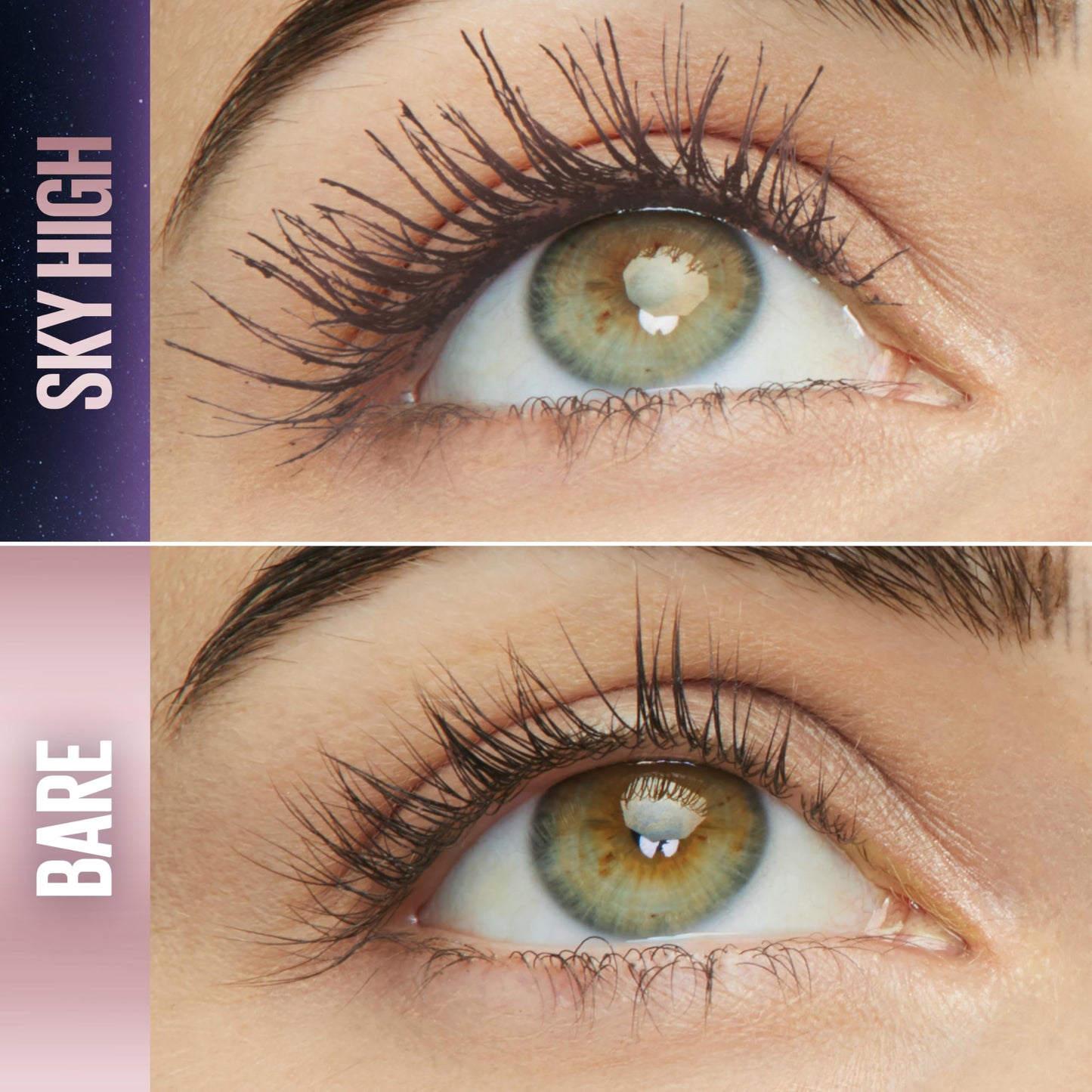 Maybelline Lash Sensational Sky High Washable Mascara Makeup, Volumizing, Lengthening, Defining, Curling, Multiplying, Buildable Formula, Blackest Black, 1 Count