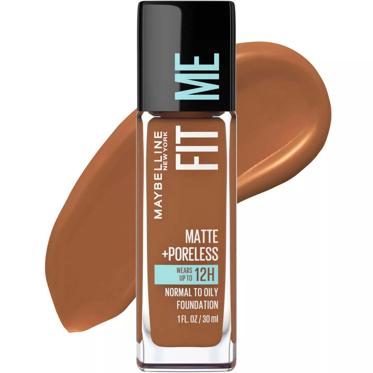 Maybelline Fit Me Matte + Poreless Oil Free Liquid Foundation - 1 Fl Oz