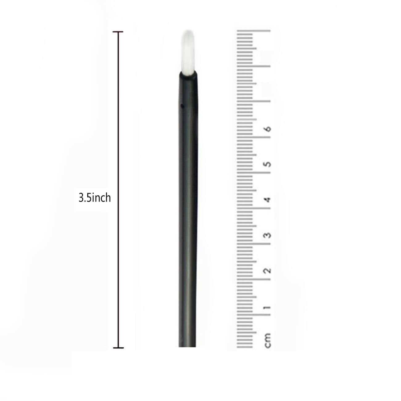 500Pcs/Set Disposable Lip Brushes Make up Brush Lipstick Lip Gloss Wands Applicator Tool Makeup Beauty Tool Kits (Black)