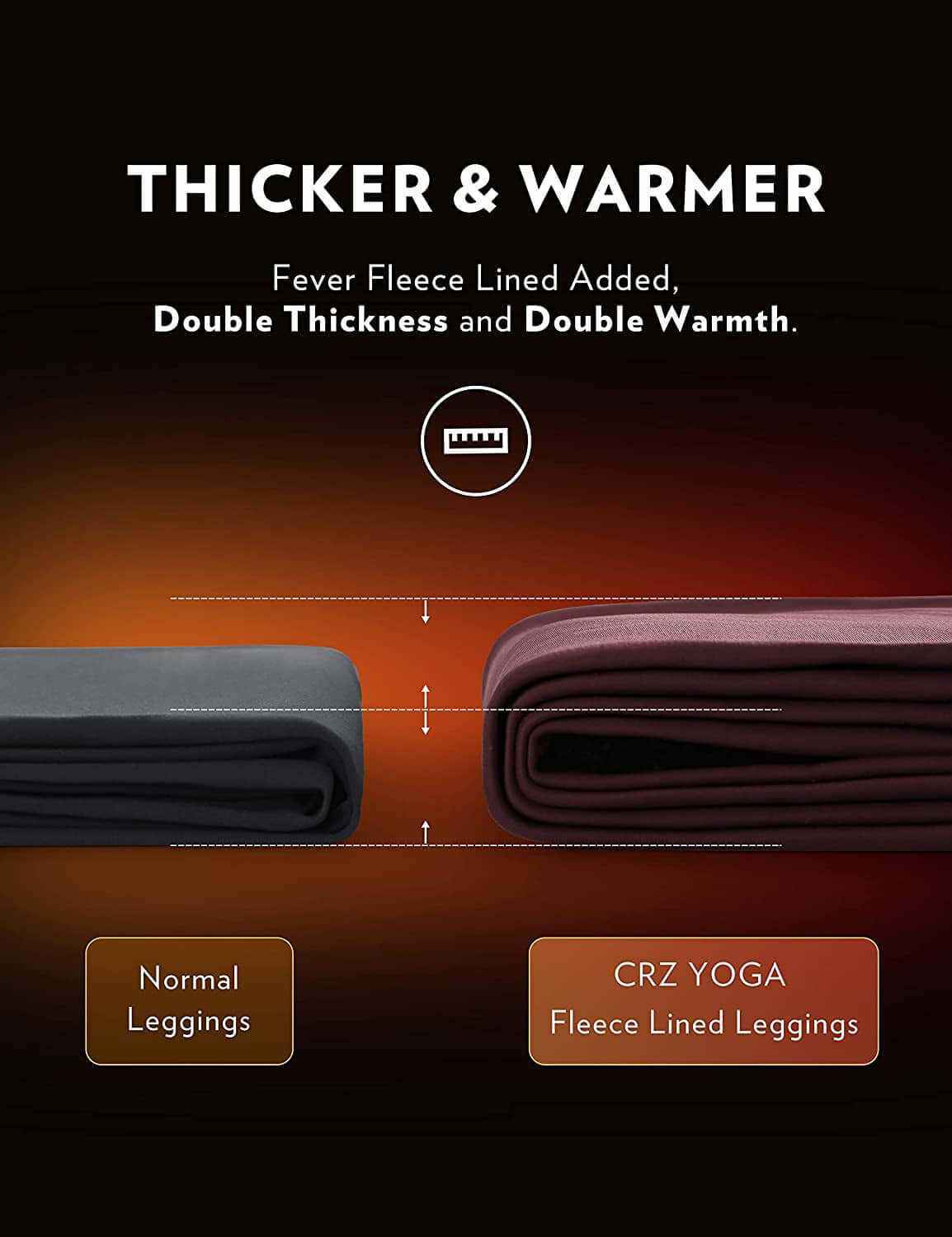 Womens Fleece Lined Leggings with Pockets 28&