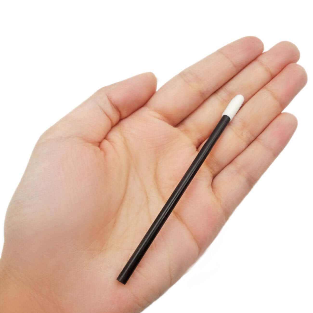 500Pcs/Set Disposable Lip Brushes Make up Brush Lipstick Lip Gloss Wands Applicator Tool Makeup Beauty Tool Kits (Black)