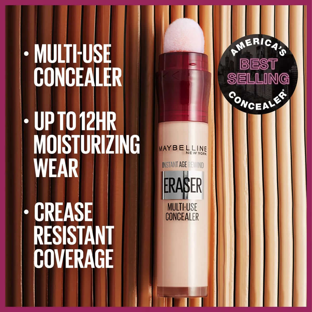 Maybelline Instant Age Rewind Multi-Use Dark Circles Concealer Medium to Full Coverage - 0.2 Fl Oz