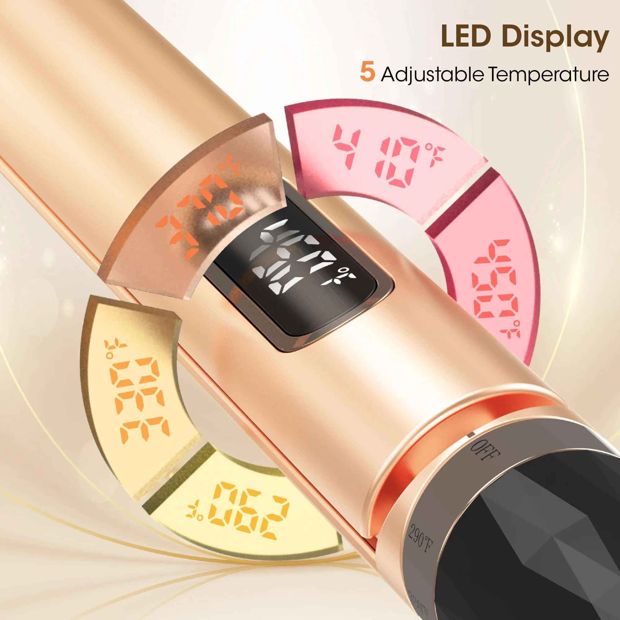 Flat Iron Hair Straightener, Hair Straighteners for Women, Ionic Curling Iron, Gold