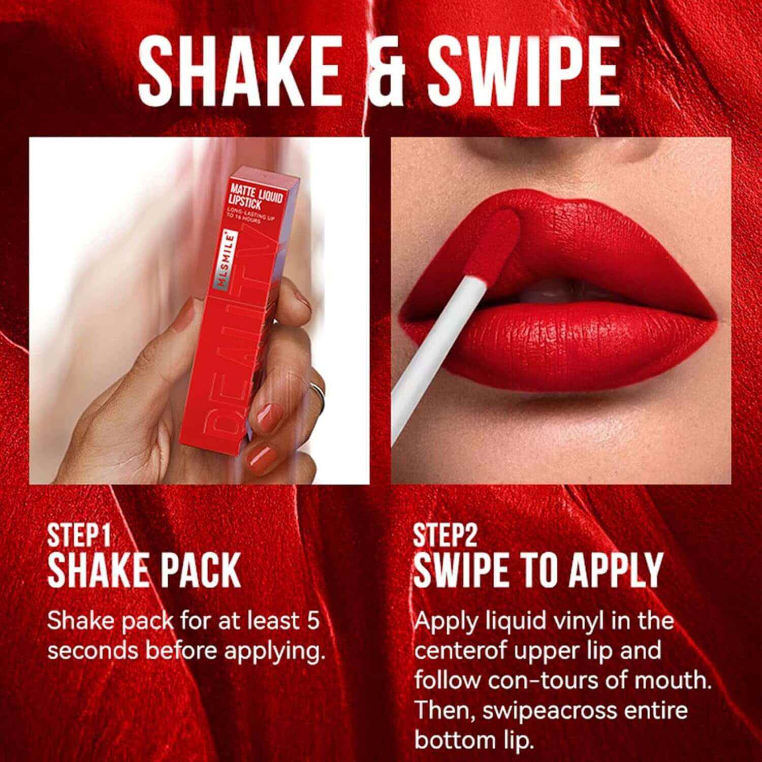 Pink Liquid Lipstick Matte Long Lasting Waterproof Highly Pigmented Color Lip Stain Tint Non-Stick Cup Lip Gloss Velvet Labiales-04