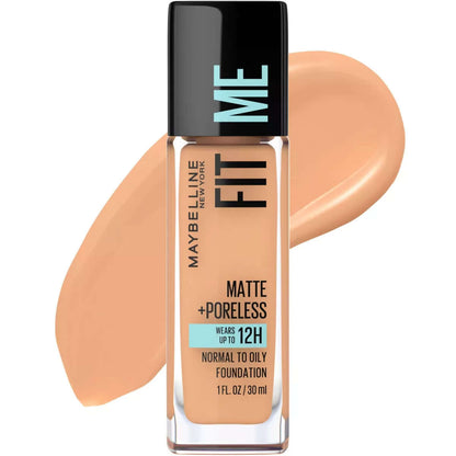 Maybelline Fit Me Matte + Poreless Oil Free Liquid Foundation - 1 Fl Oz