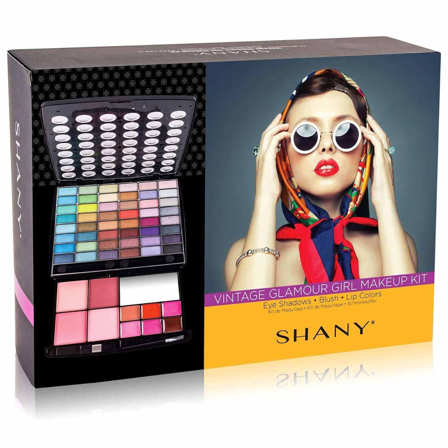 Glamour Girl Makeup Kit Eyeshadow Beauty Palette with Eye Shadows, Blushes, Lipstick Lip-Gloss, Make up Mirror, Cosmetics Applicators, Premium Gift Packaging - Glamour