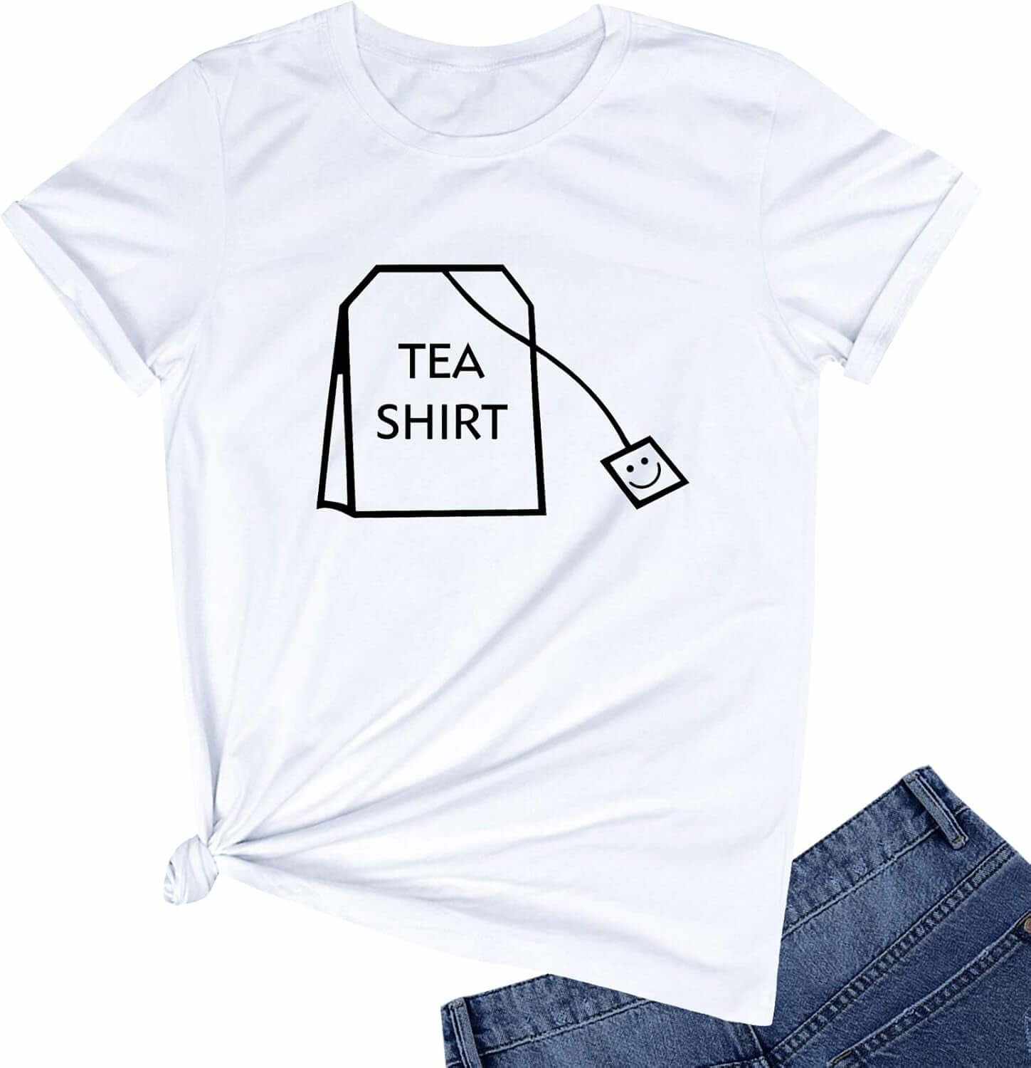 Teen Girl Funny T Shirts Women Cute Tops Junior Graphic Tee