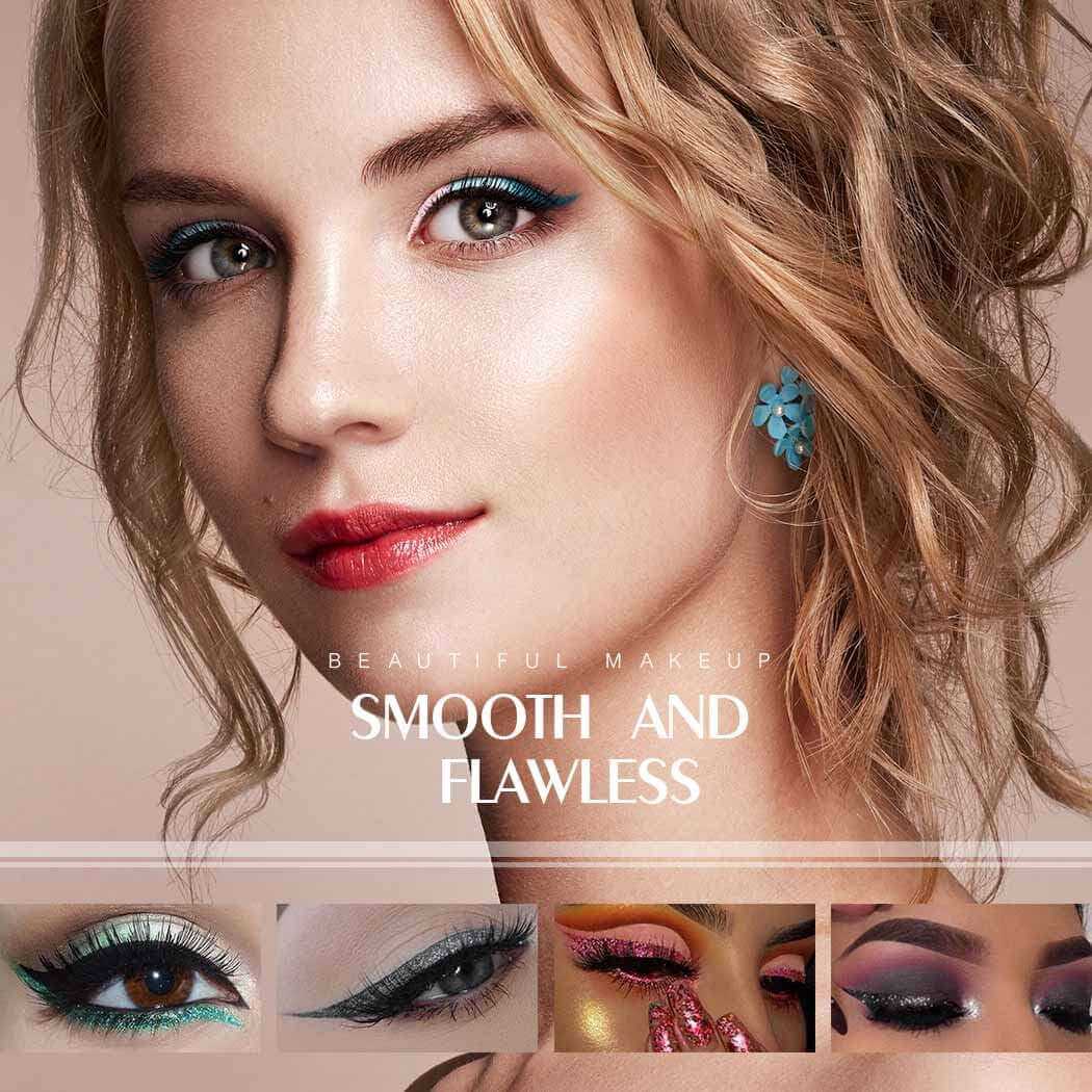 ta Glitter Liquid Eyeliner Shimmer Eye Liner Metallic Cosplay Eyeshadow Cosmetics for Women and Girls Pack of 1 (Green)