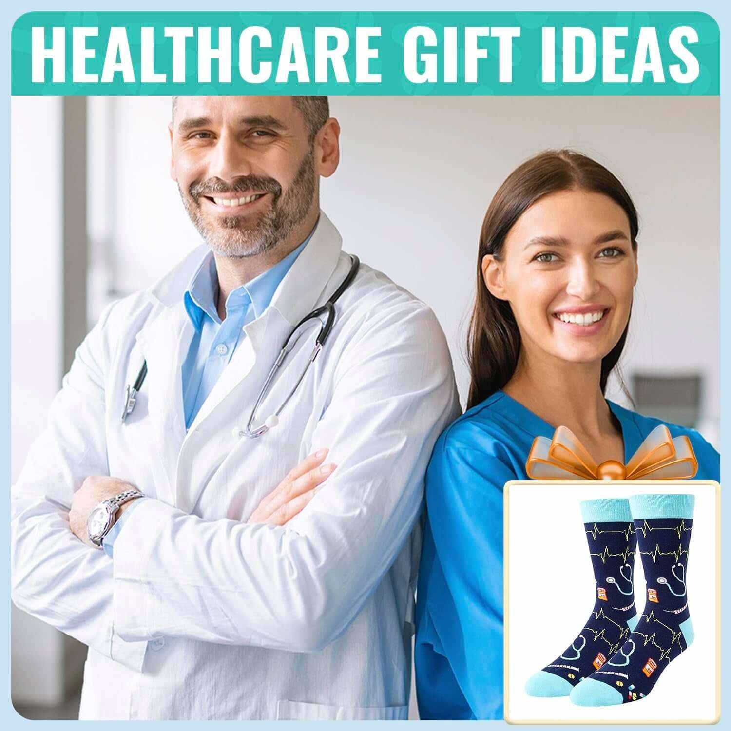 Funny Socks Gifts for Men - Dental Doctor Fireman Optometry Lawyer Veterinarian Socks