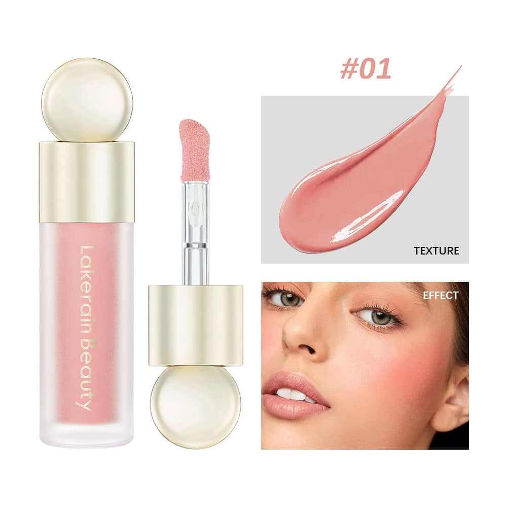 Soft Cream Blush Makeup, Liquid Blush for Cheeks, Natural-Looking Long Lasting, Smudge Proof, Velvet Mousse,Dewy Finish, Easy to Blend Blusher (