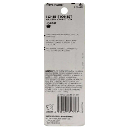 Covergirl Exhibitionist Majesty Lip Gloss - Dynasty Lip Gloss Women 0.12 Oz