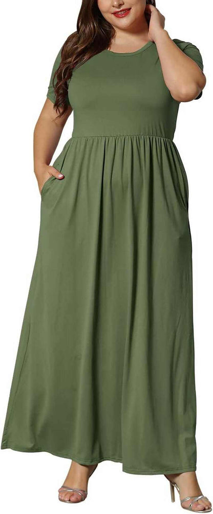 Women’s Plus Size Maxi Dresses – Trendy, Chic, All-Day Comfort