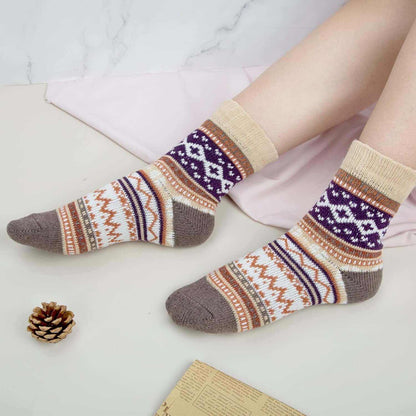 Wool Socks for Women Warm Winter Socks Knit Crew Calf Hiking Boot Sock Stocking Stuffers Gifts