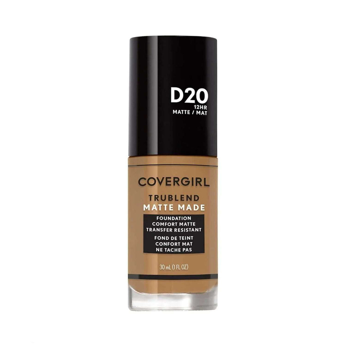 COVERGIRL Trublend Matte Made Liquid Foundation, True Caramel D20