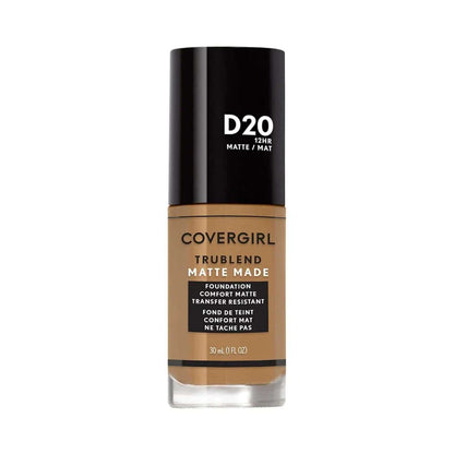 COVERGIRL Trublend Matte Made Liquid Foundation, True Caramel D20