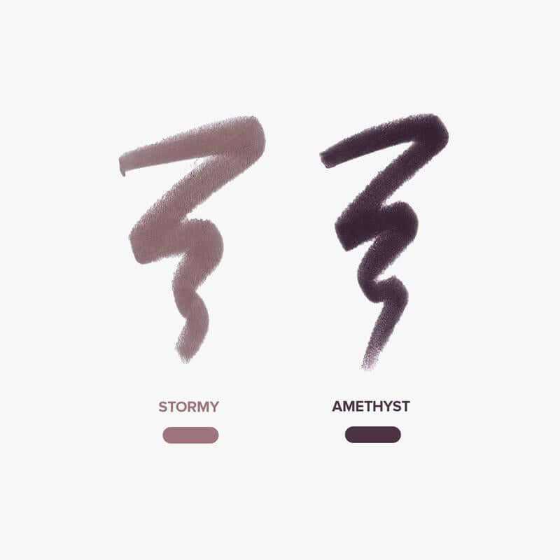 Moody Lipliner Duo - Shades Amethyst/Stormy, Cinnamon/Midnight Rouge