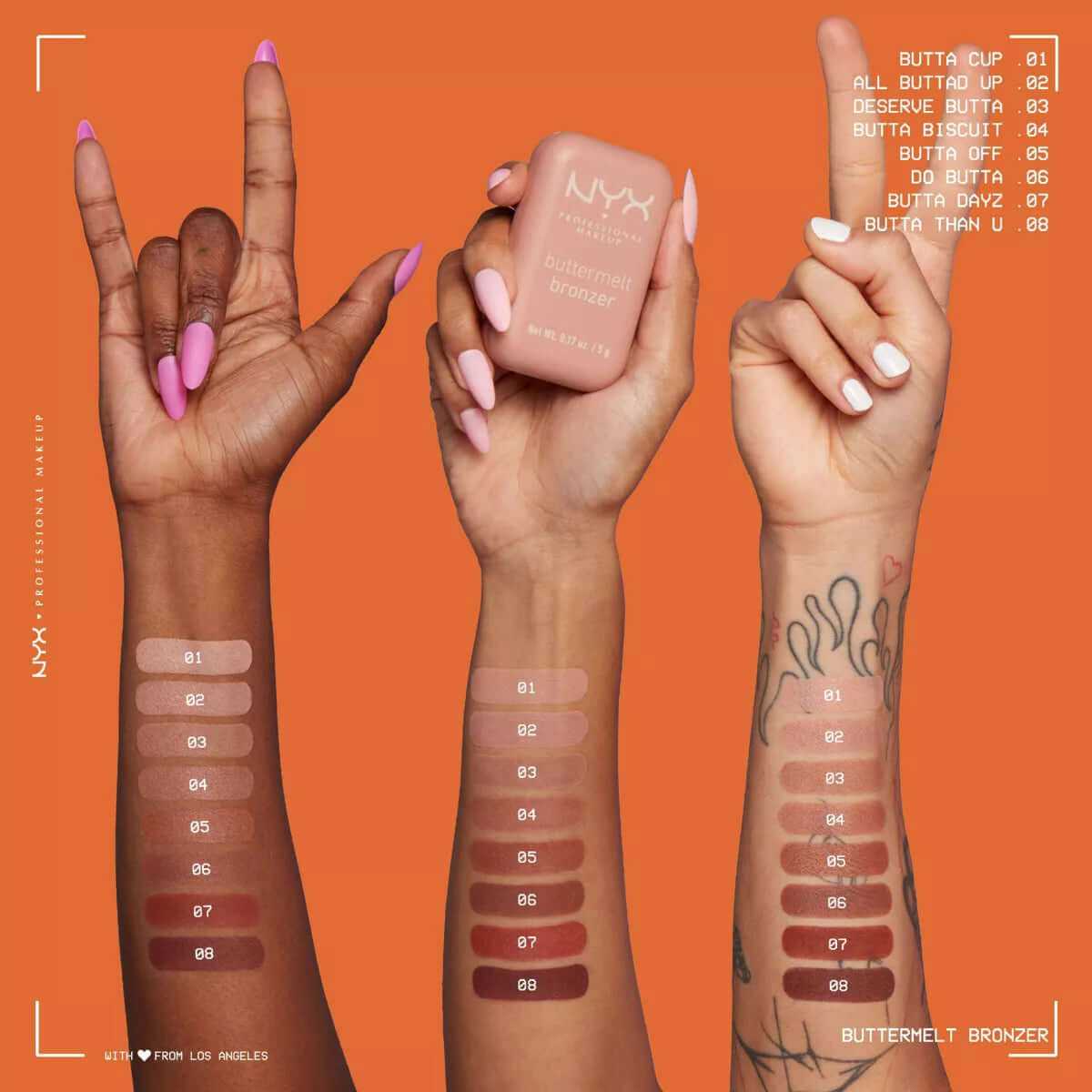 NYX Professional Makeup Buttermelt Bronzer - 0.17Oz