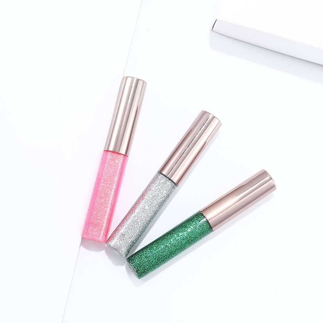 ta Glitter Liquid Eyeliner Shimmer Eye Liner Metallic Cosplay Eyeshadow Cosmetics for Women and Girls Pack of 1 (Green)
