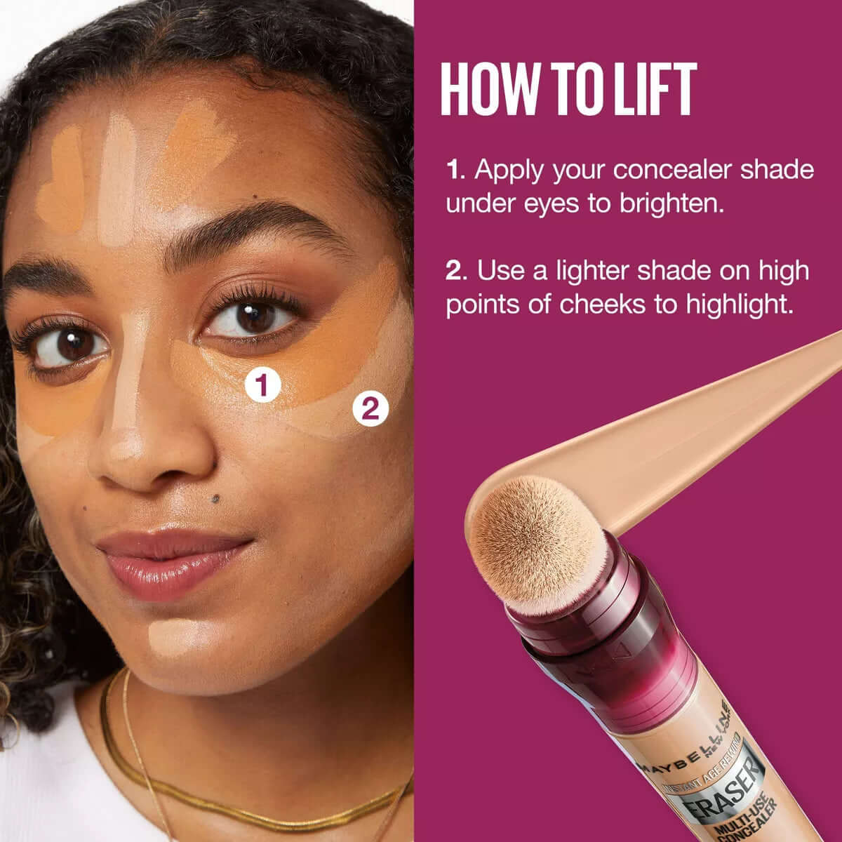 Maybelline Instant Age Rewind Multi-Use Dark Circles Concealer Medium to Full Coverage - 0.2 Fl Oz
