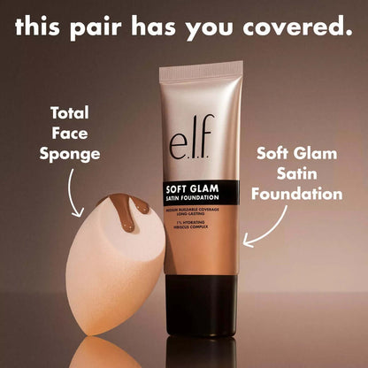 E.L.F. Soft Glam Satin Foundation - 1 Fl Oz