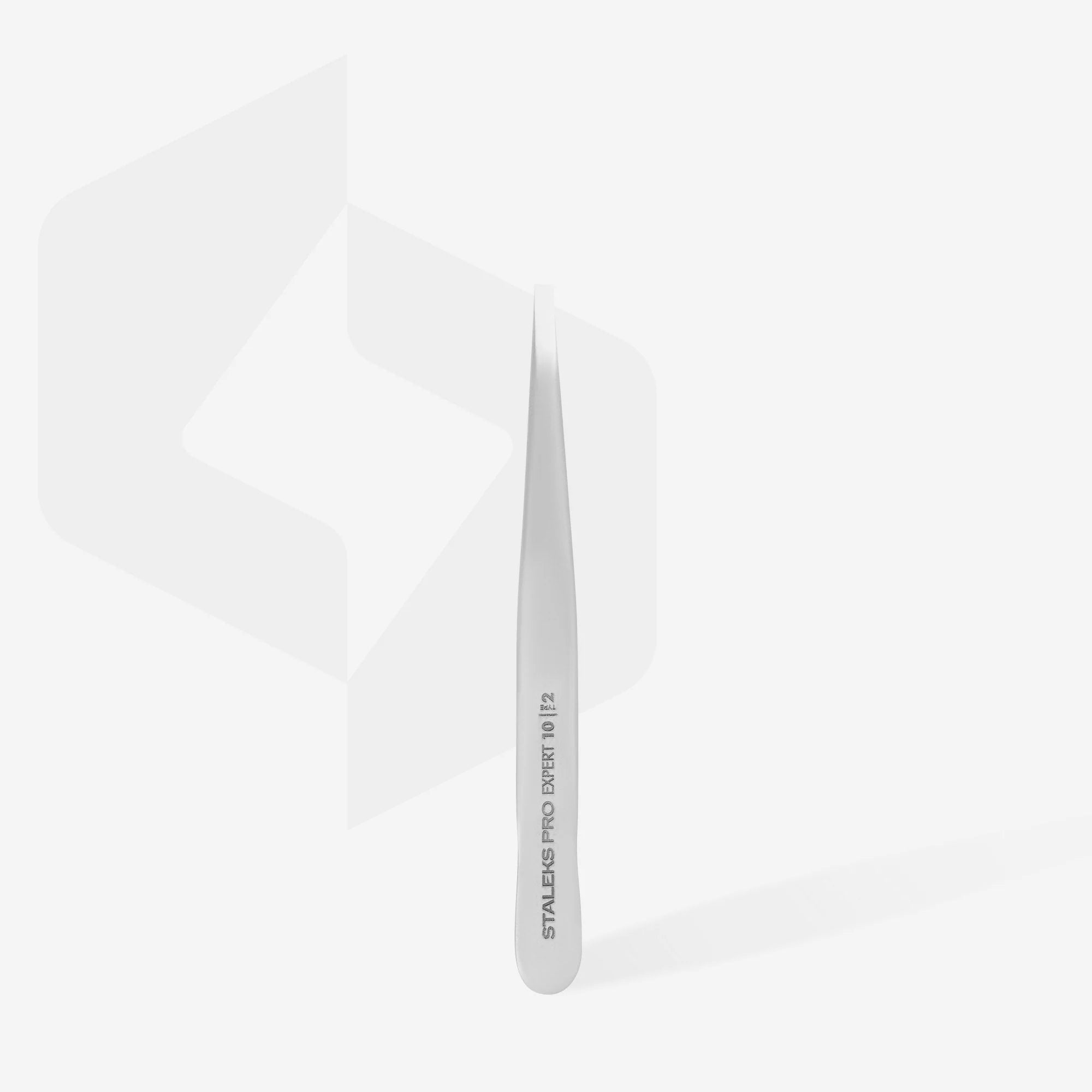 Staleks Eyebrow Tweezers EXPERT 10 TYPE 2 (Straight)