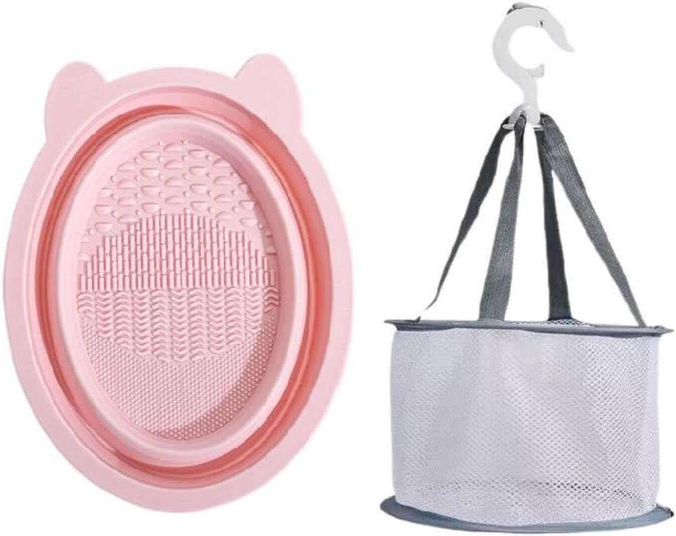 Makeup Brush Cleaning Pad Folding Beauty Tools Cleaning Brush Beauty Blender Powder Puff Cleaning