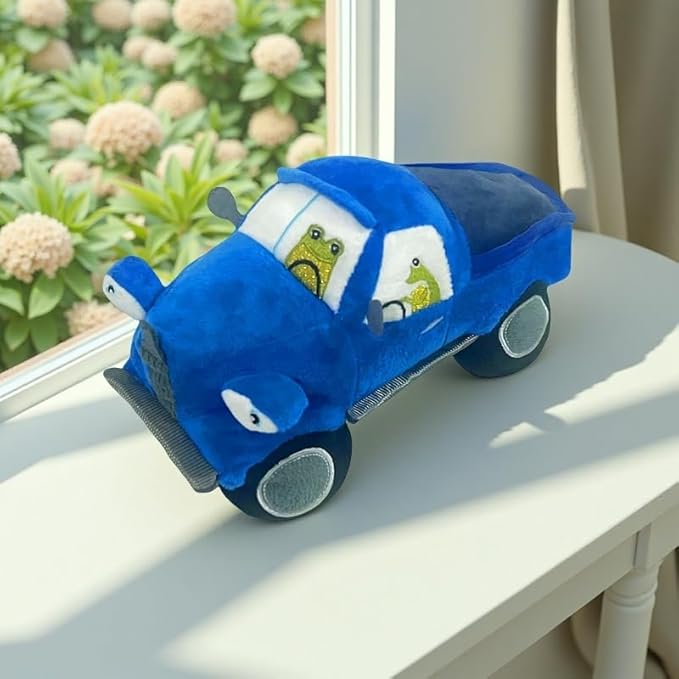 New Blue Car Plush Stuffed Toy, Cute Plush Toy