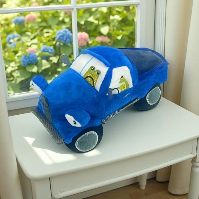 New Blue Car Plush Stuffed Toy, Cute Plush Toy