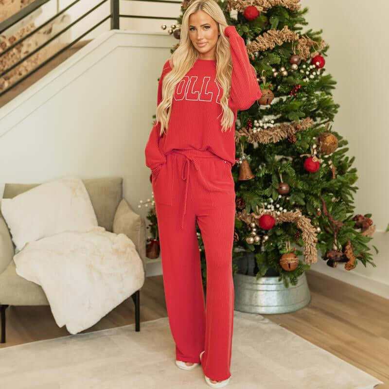JOLLY Corded Loungewear Set