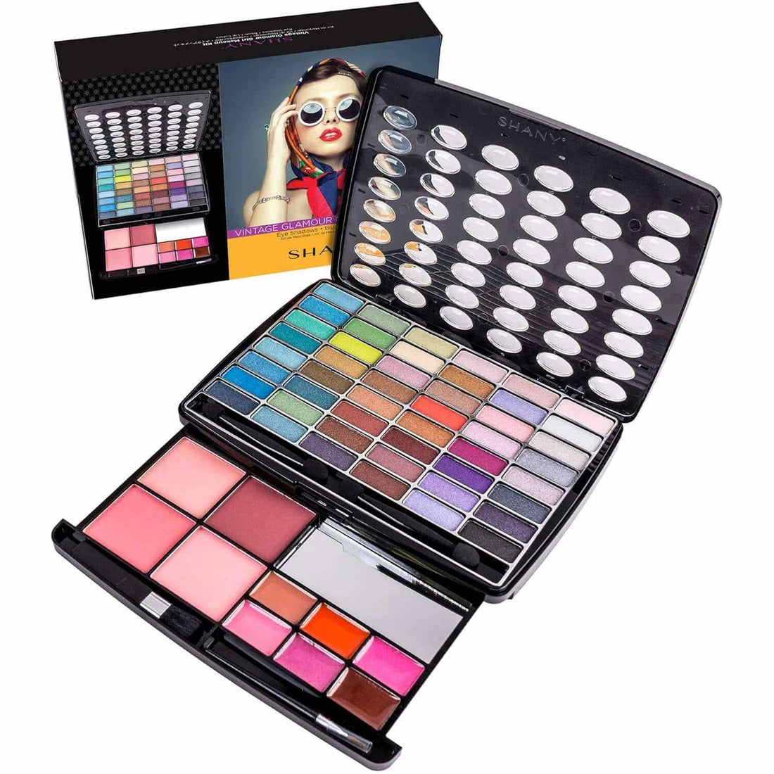 Glamour Girl Makeup Kit Eyeshadow Beauty Palette with Eye Shadows, Blushes, Lipstick Lip-Gloss, Make up Mirror, Cosmetics Applicators, Premium Gift Packaging - Glamour