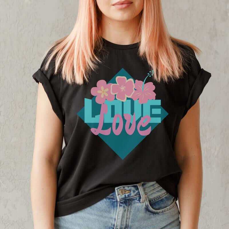 Cute Graphic Tee for Women - Preppy Style - Summer Collection Casual Cotton Top Shirt Casual Wear Classy