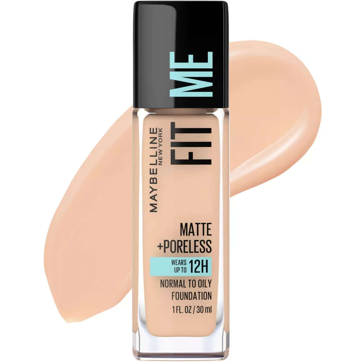 Maybelline Fit Me Matte + Poreless Oil Free Liquid Foundation - 1 Fl Oz