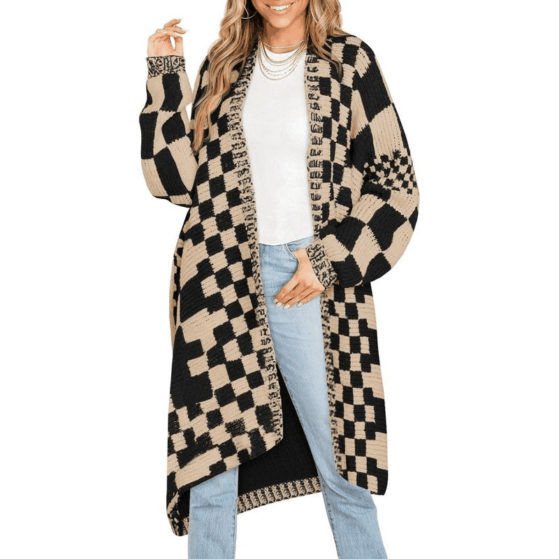 Chunky Oversized Open Front Cardigans
