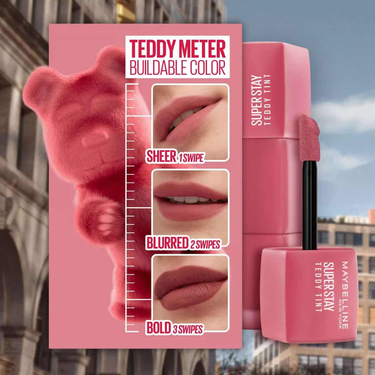 Maybelline Super Stay Teddy Tint Long Lasting Matte Lip Tint - 0.17 Fl Oz