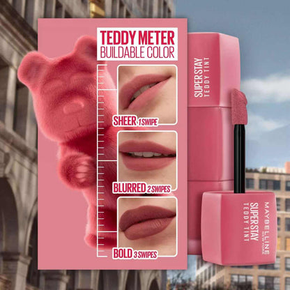 Maybelline Super Stay Teddy Tint Long Lasting Matte Lip Tint - 0.17 Fl Oz