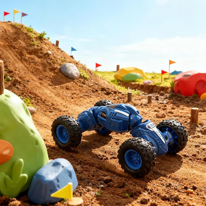 Press and Go Off-Road Push Car, Durable Shock