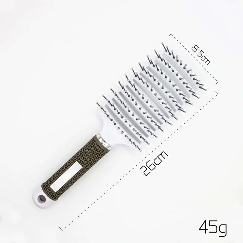 Hairbrush anti Klit Brushy Haarborstel Women Detangler Hair Brush Bristle Nylon Scalp Massage Teaser Hair Brush Comb