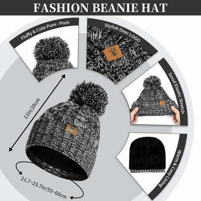 Women Winter Warm Beanie