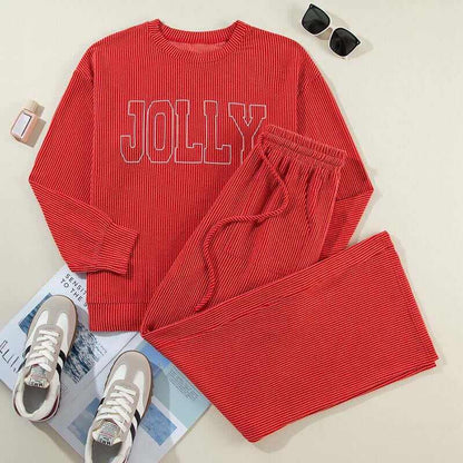 JOLLY Corded Loungewear Set