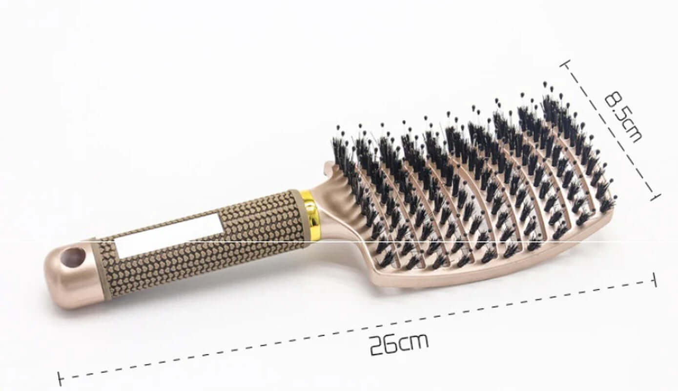 Hairbrush anti Klit Brushy Haarborstel Women Detangler Hair Brush Bristle Nylon Scalp Massage Teaser Hair Brush Comb
